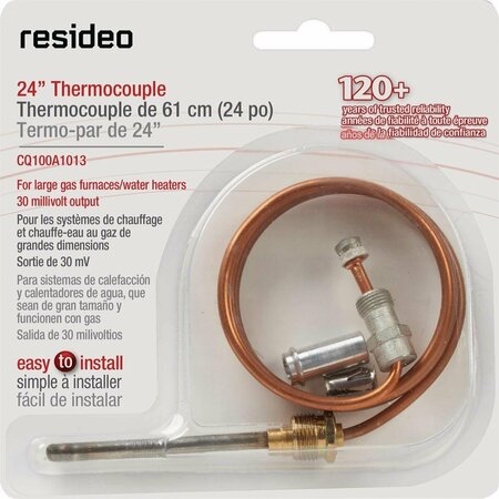 RESIDEO 24 In. 30mV Universal Thermocouple CQ100A1013